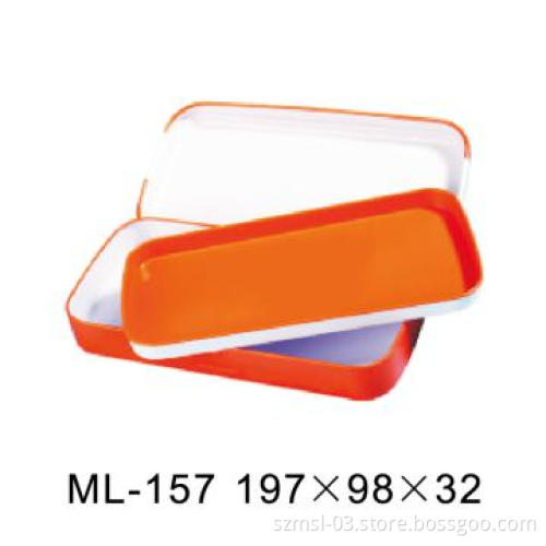 rectangle two floor pencil box
